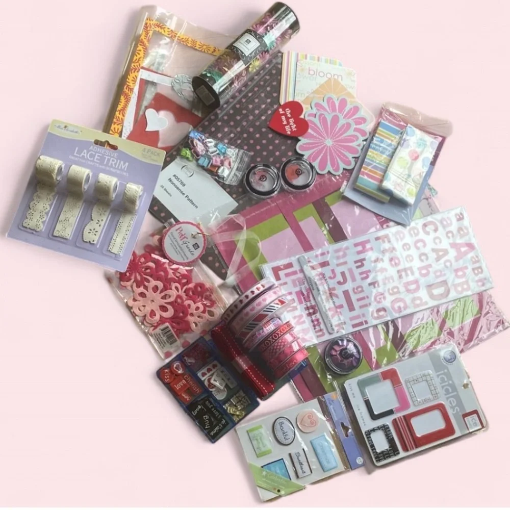 Valentine Scrapbook Kit Queen & Co Junk Journal Craft Embellishments Prima